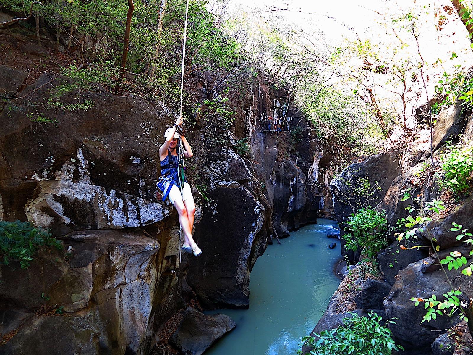 Aerial Canyoning Tour at Rio Perdido